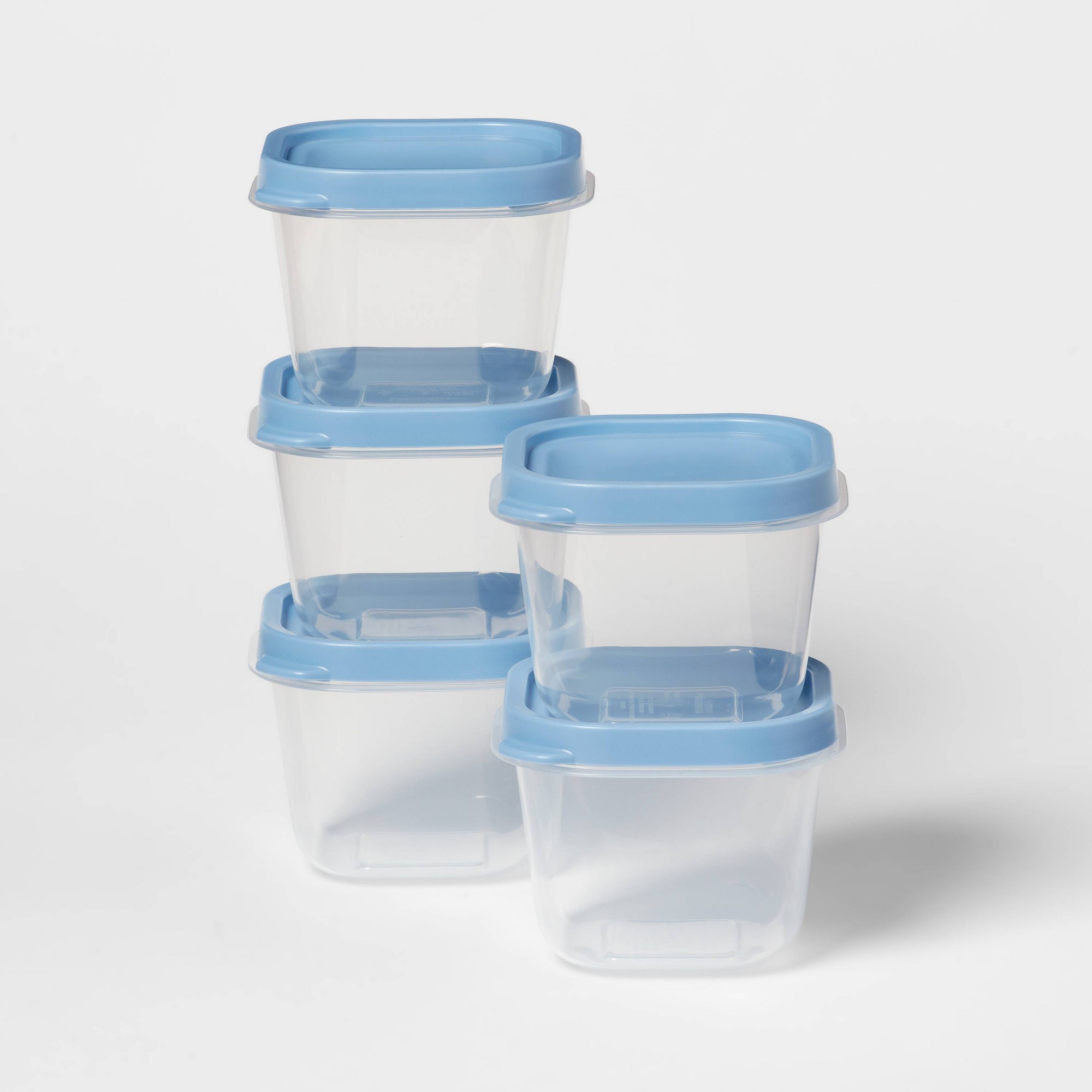 Food Storage Prep Containers - Juego de 10 recipientes de plástico