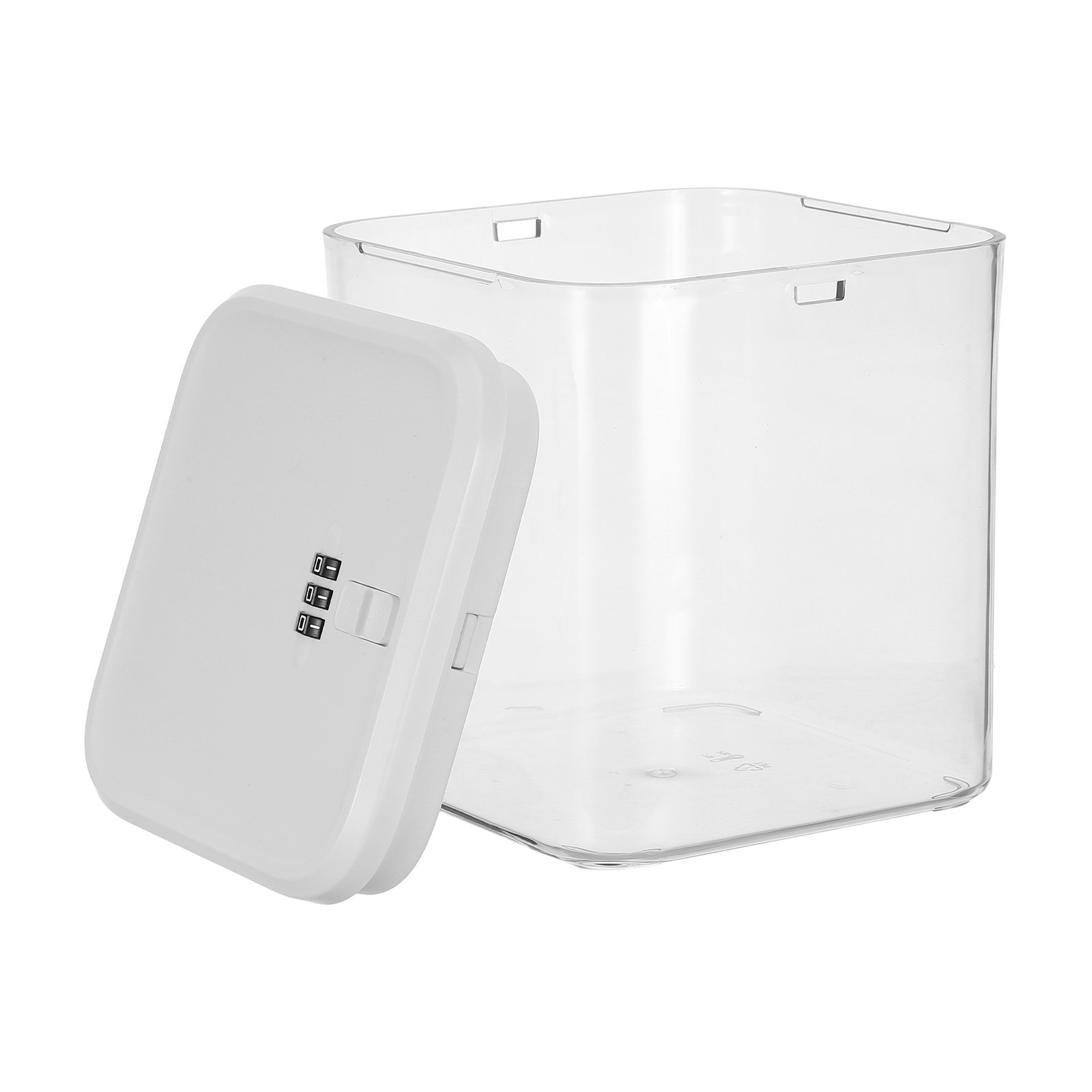 Food Storage Lock Box - Caja de Almacenamiento Transparente para Refrigerador