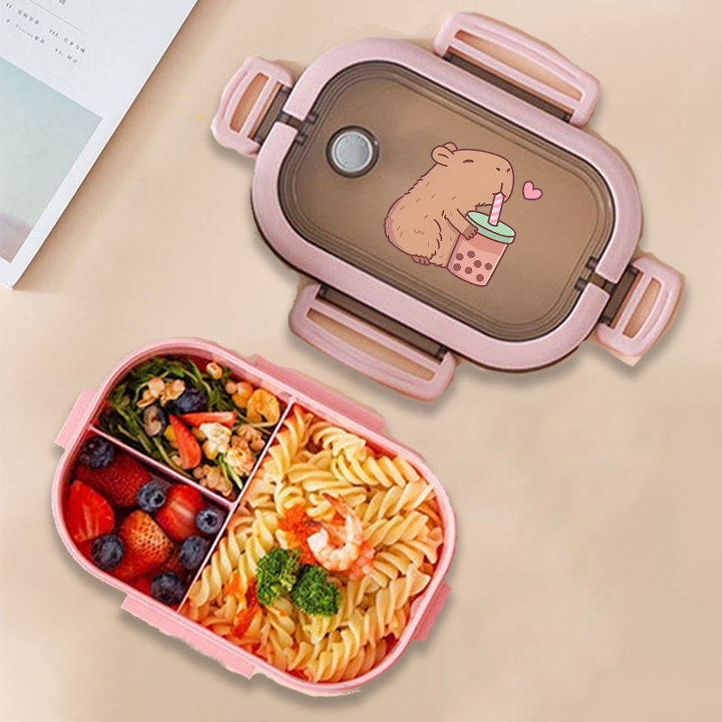Food Storage Unit - Fiambrera Bento de Capibara con estampado