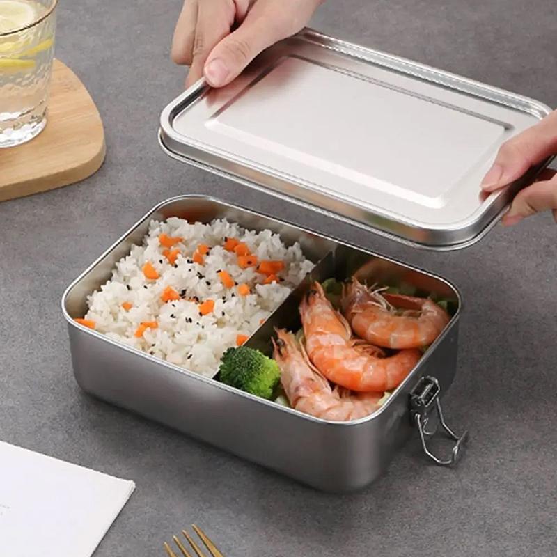 Food Storage Lock Box - Contenedor de Almuerzo de Acero Inoxidable