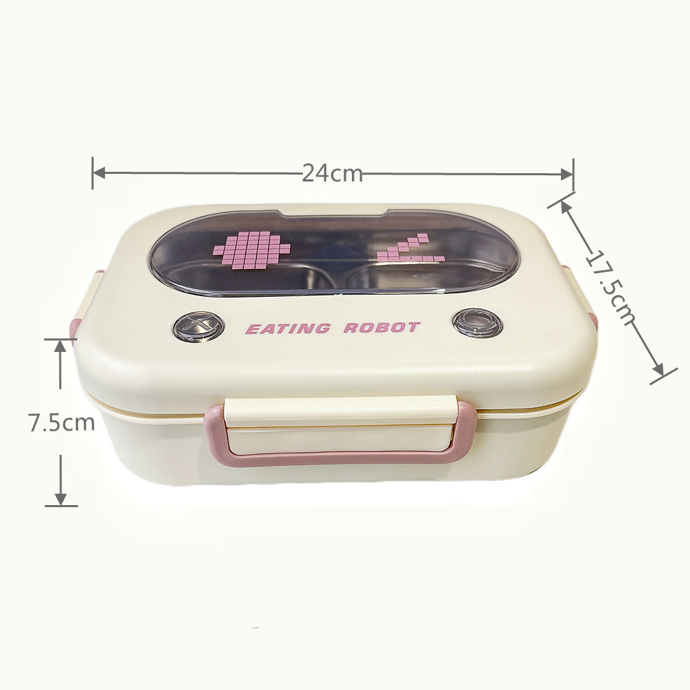 Food Storage Prep Containers - Caja Bento térmica de acero inoxidable,
