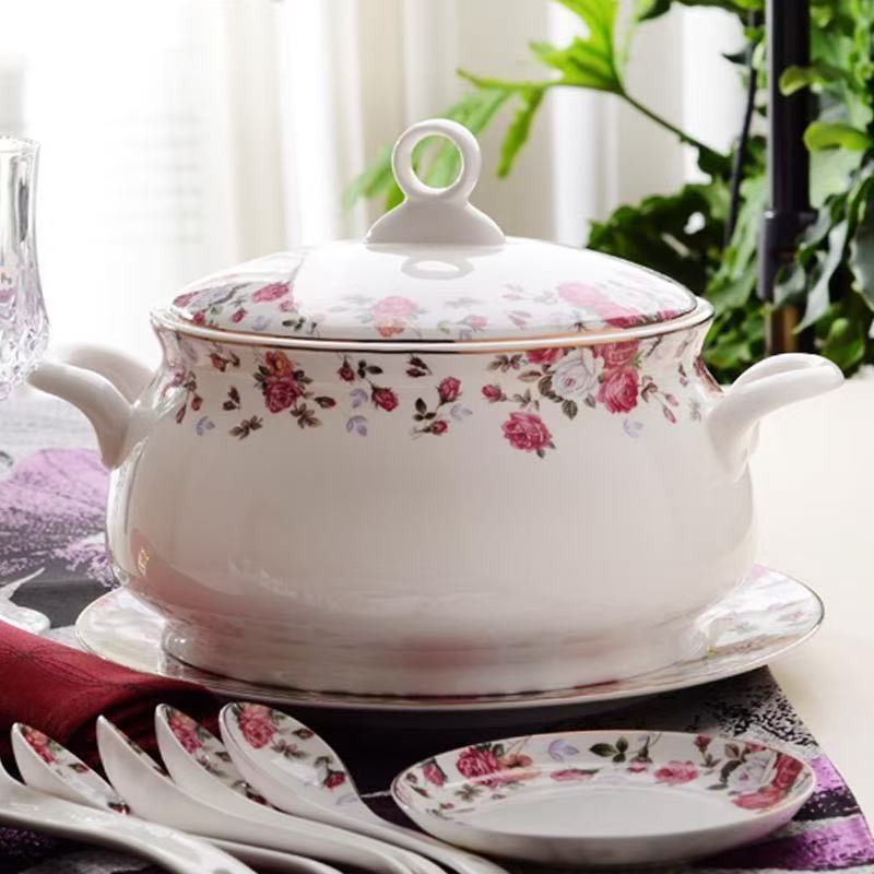 Food Storage Plant - Turbina de porcelana de hueso de