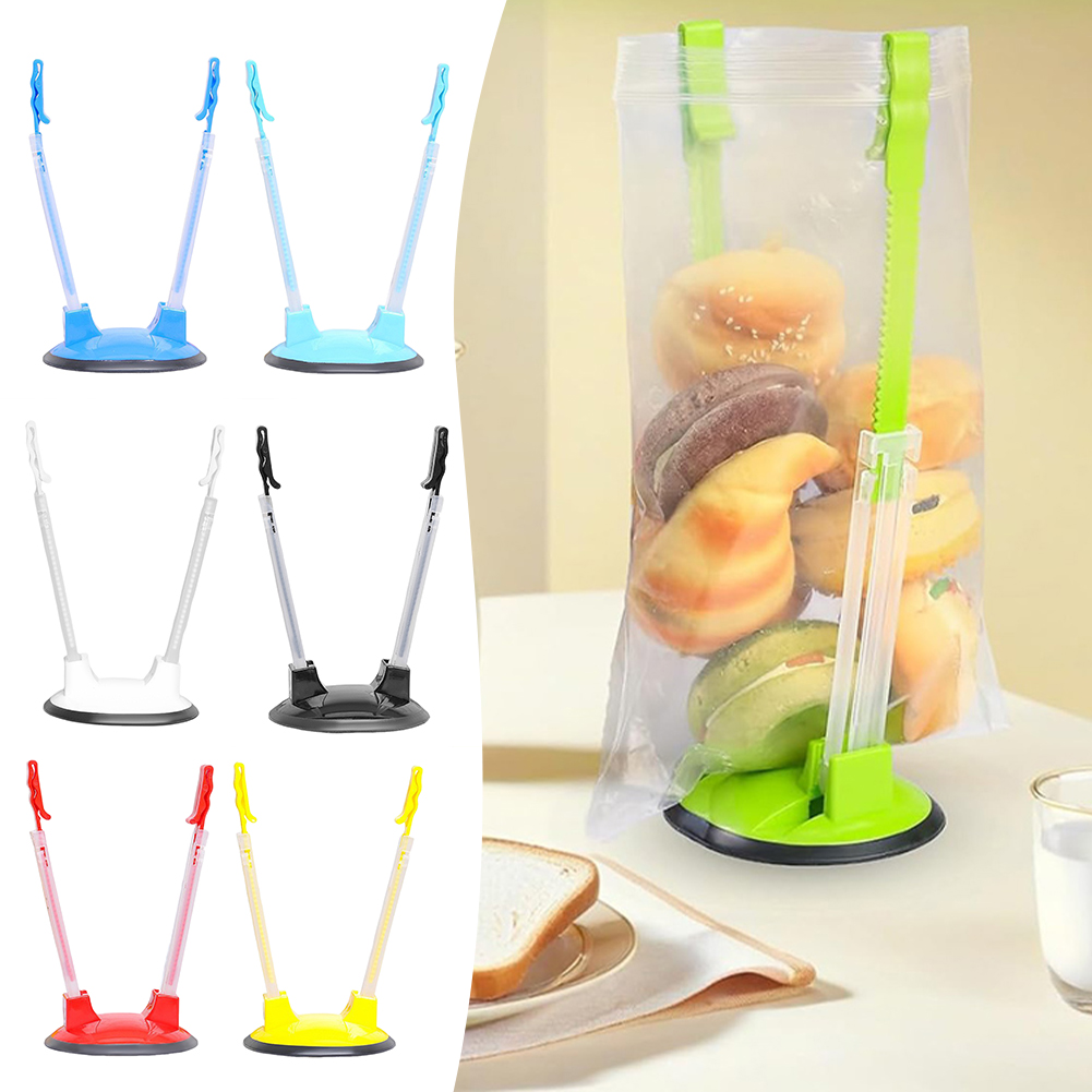 Food Storage Plastic Bag - Ajustables Soporte de bolsas para la