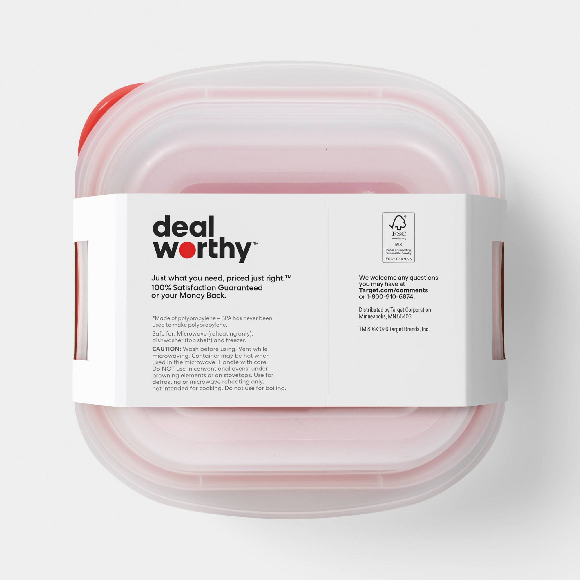 Recipientes cuadrados pequeños - Food Storage Prep Containers reseña y precio