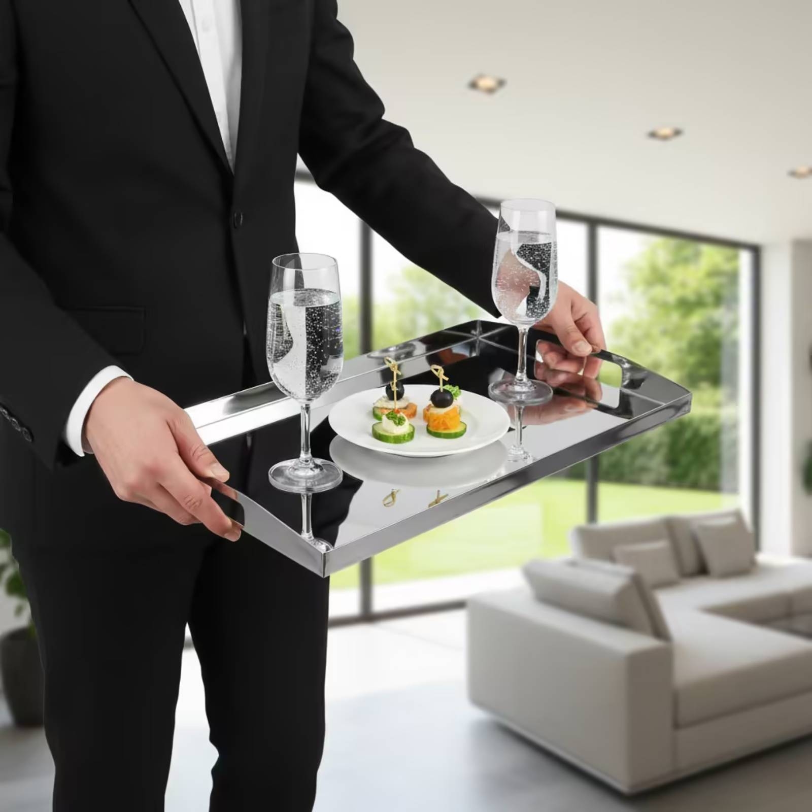 Bandeja de acero inoxidable co - Food Storage In Stainless Steel reseña y precio