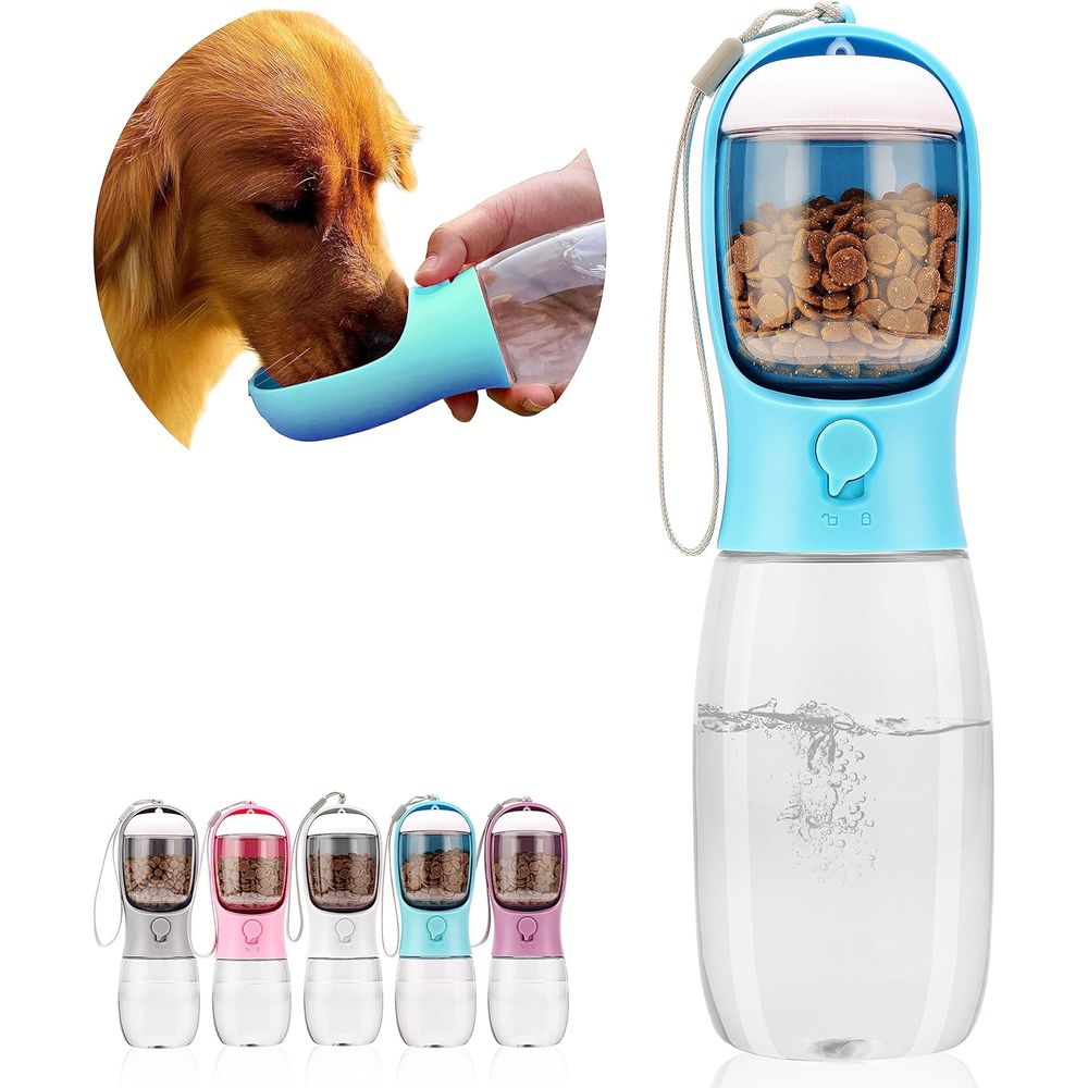 Botella de Agua para Perro con - Food Storage Hiking reseña y precio