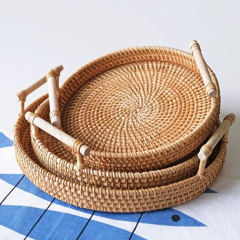 Cesta de Mimbre Tejida a Mano  - Food Storage Plant reseña y precio