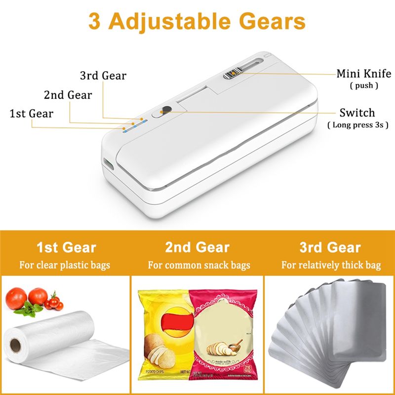 Máquina Selladora de Bolsas Mi - Food Storage Plastic Bag reseña y precio