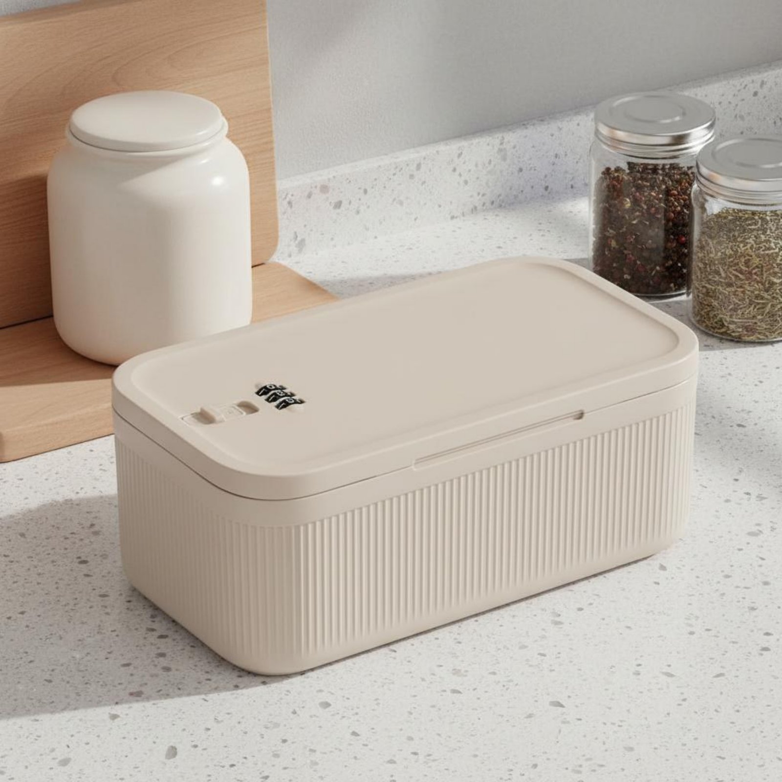 Caja de Seguridad con Candado, - Food Storage Lock Box reseña y precio