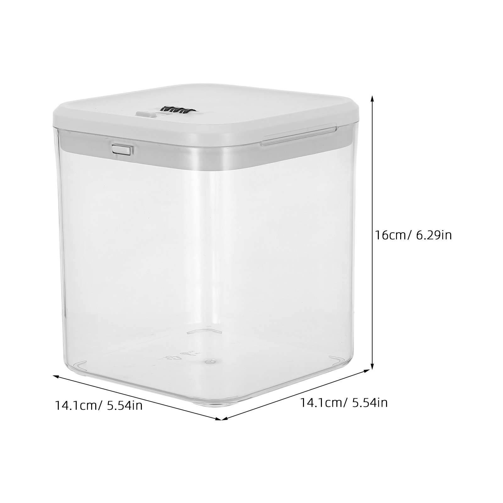 Caja de Almacenamiento Transpa - Food Storage Lock Box reseña y precio