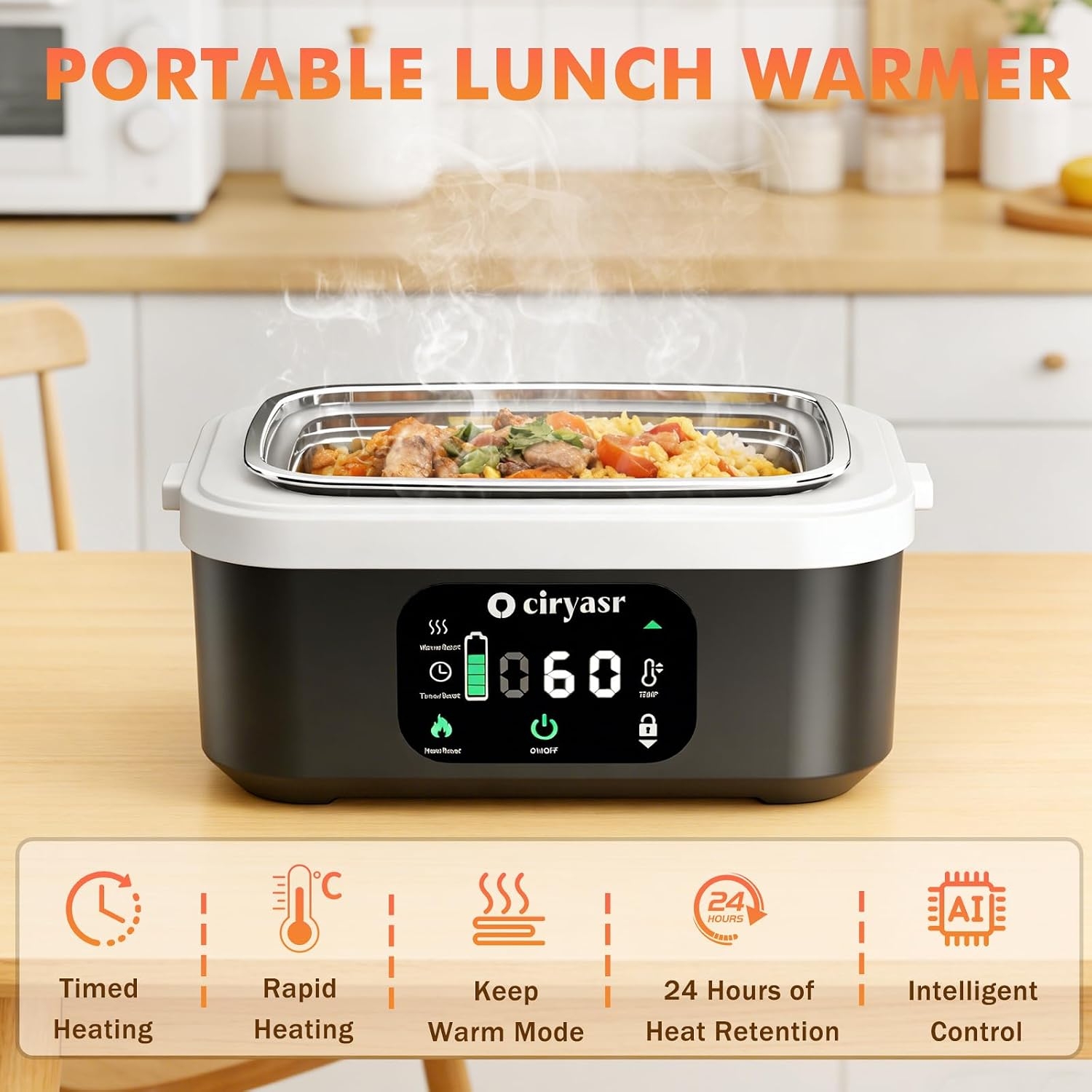 Potente Lonchera Eléctrica, Lo - Food Storage Bag Organizer reseña y precio