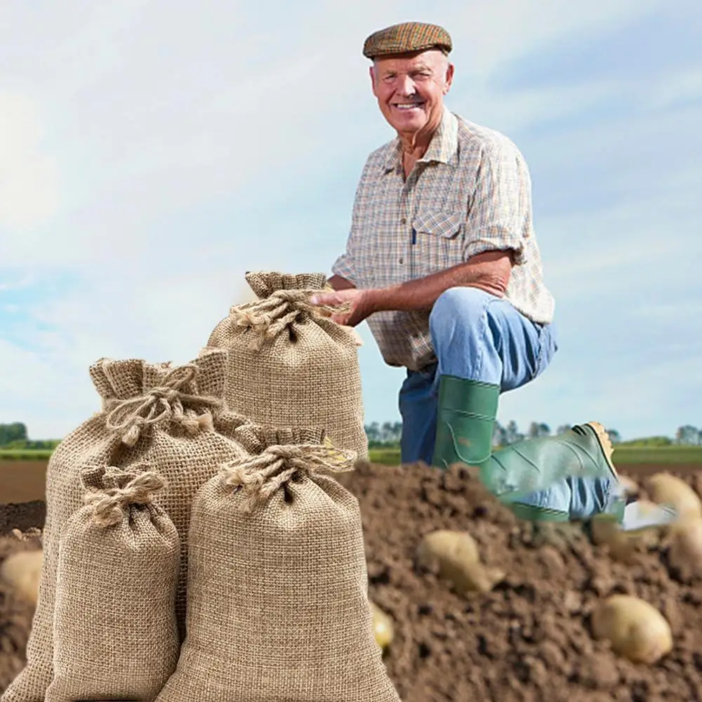 Sacos de yute para patatas, bo - Food Storage In Roots reseña y precio