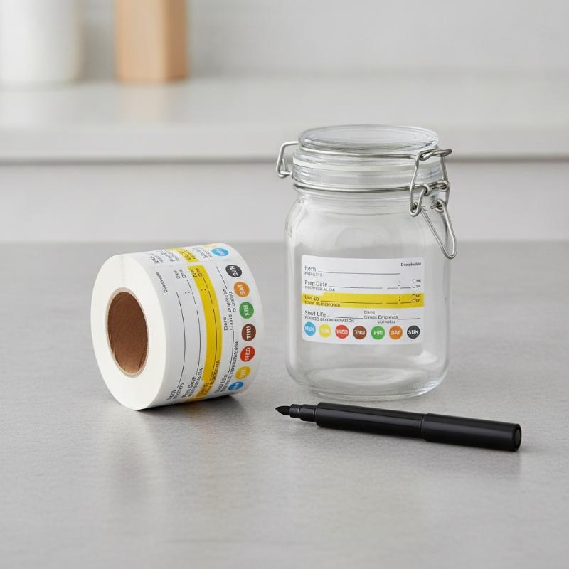 Etiquetas para Alimentos, 250  - Food Storage Prep Containers reseña y precio
