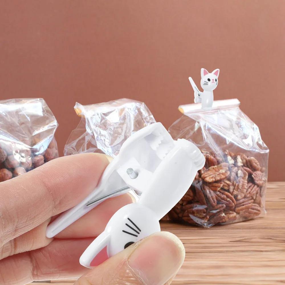 8 clips de plástico con forma  - Food Storage Plastic Bag reseña y precio