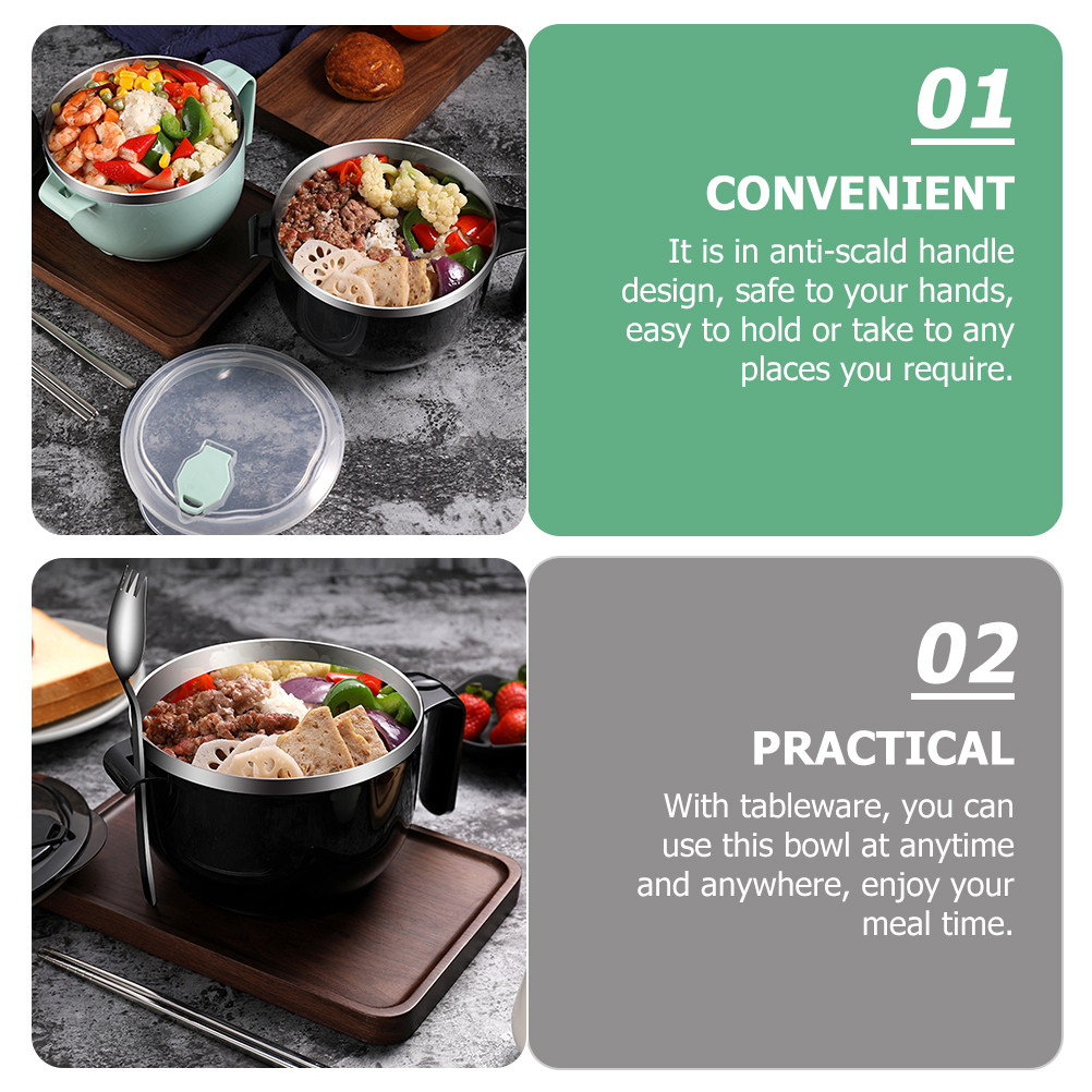 1 Juego de Tazón de Arroz de A - Food Storage In Stainless Steel reseña y precio