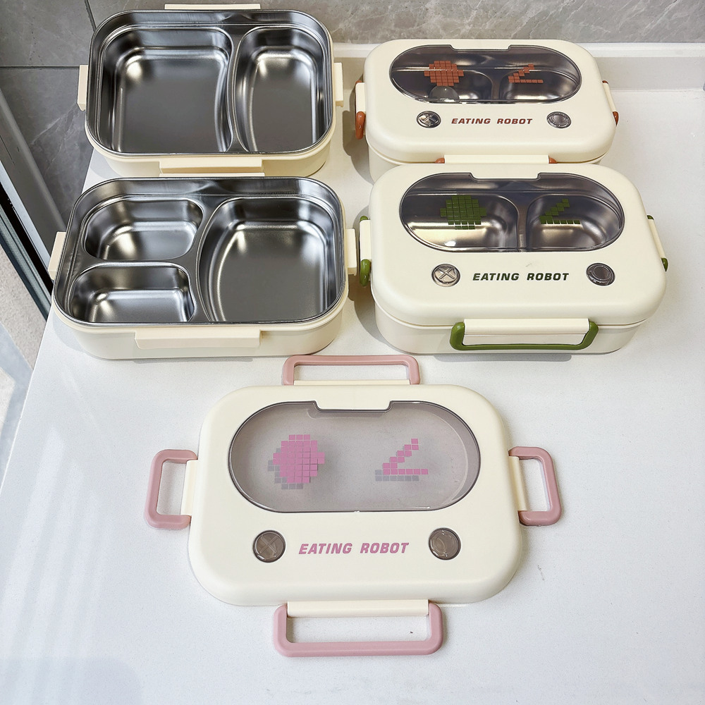 Caja Bento térmica de acero in - Food Storage Prep Containers reseña y precio