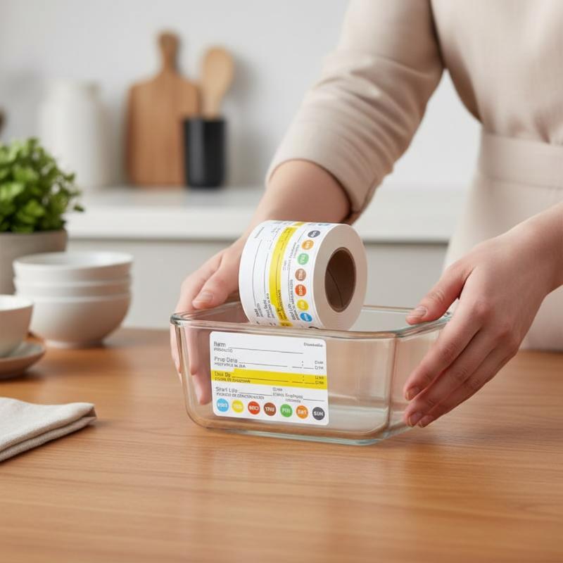 Etiquetas de Fecha para Alimen - Food Storage Prep Containers reseña y precio