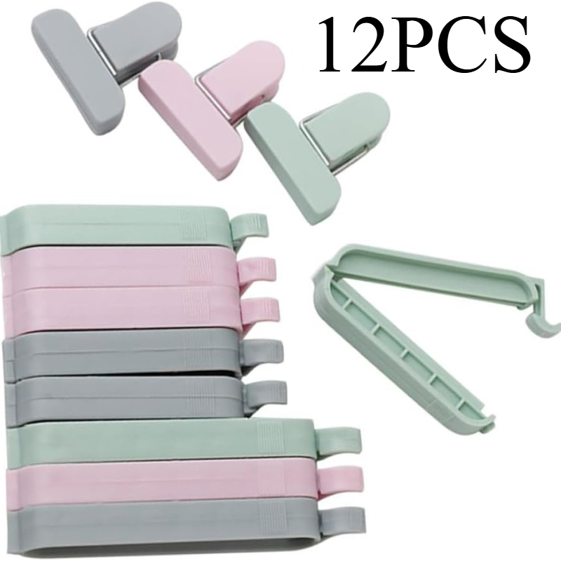 12 clips selladores de plástic - Food Storage Plastic Bag reseña y precio