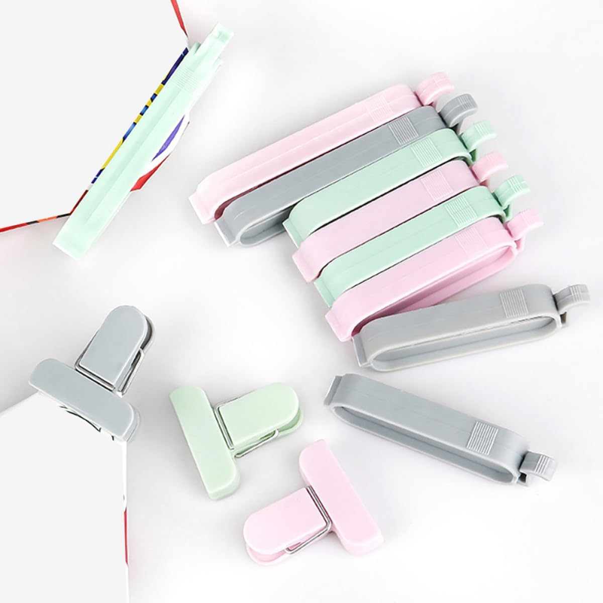 12 clips selladores de plástic - Food Storage Plastic Bag reseña y precio