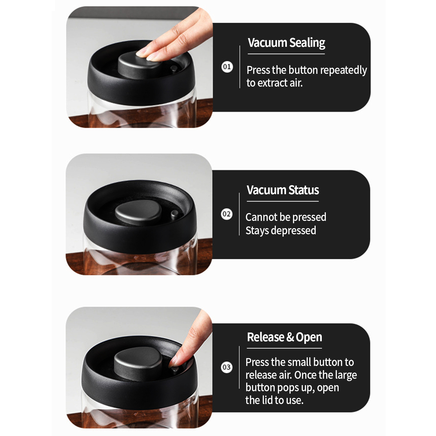 Recipiente para café al vacío  - Food Storage Unit reseña y precio