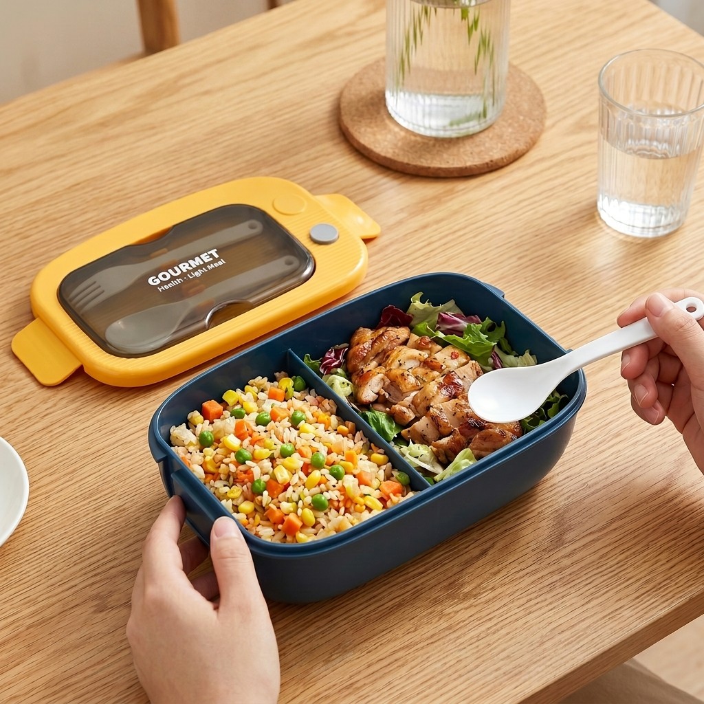 Lonchera Bento de Plástico Apt - Food Storage Prep Containers reseña y precio