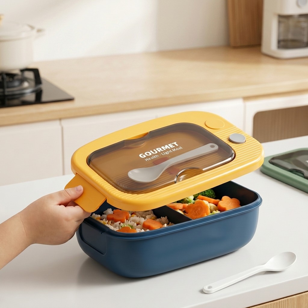 Lonchera Bento de Plástico Apt - Food Storage Prep Containers reseña y precio