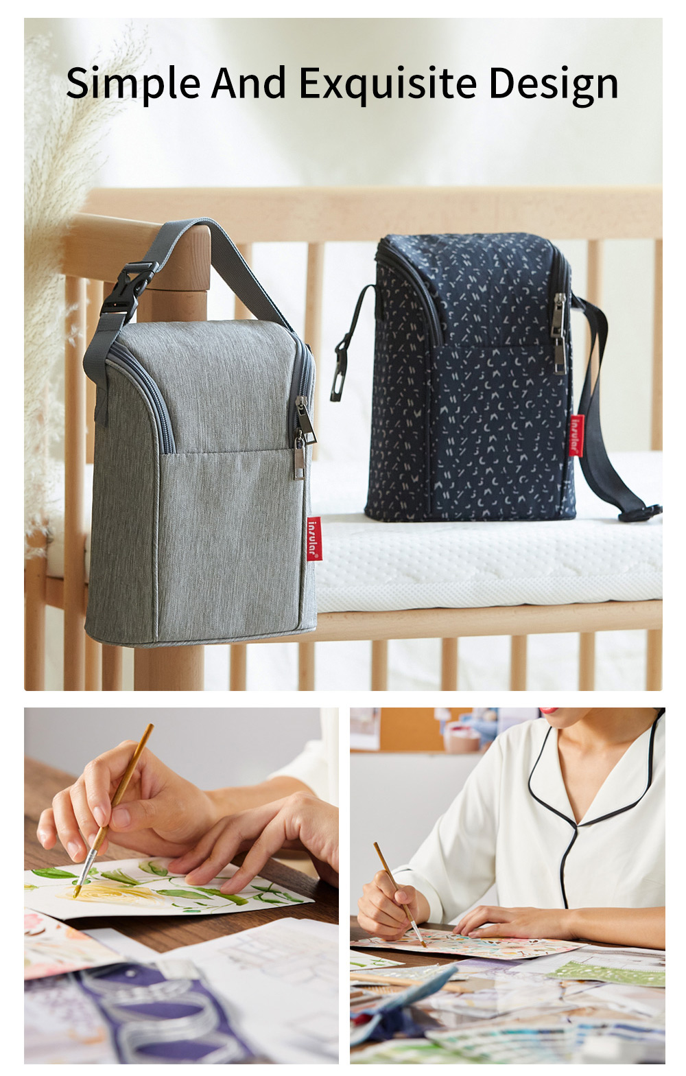 Bolsa térmica INSULAR para beb - Food Storage Moms reseña y precio