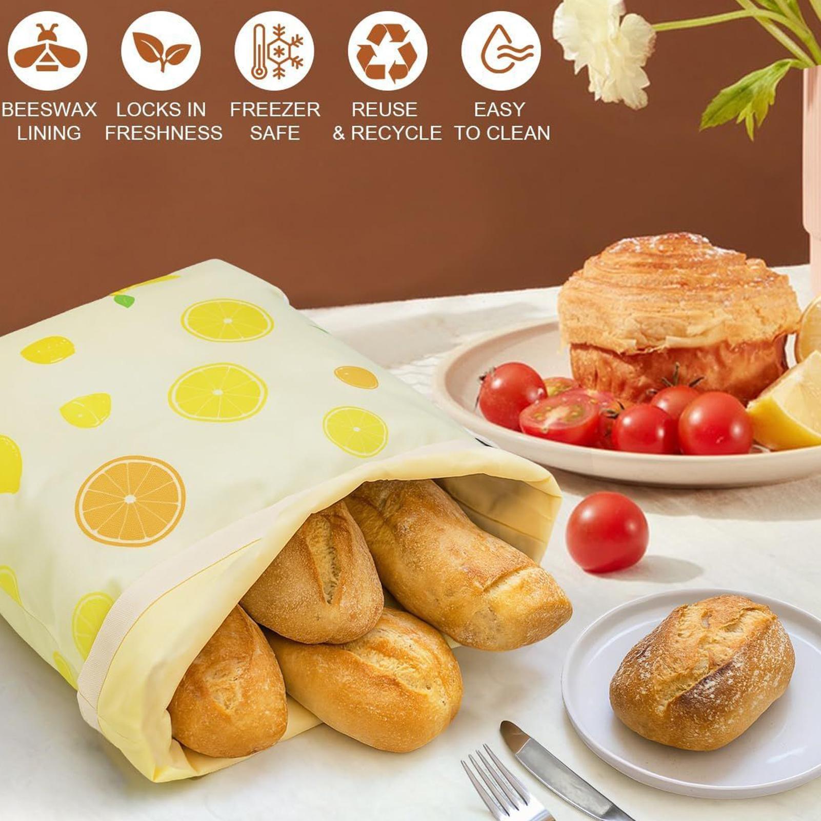 Bolsas de pan reutilizables, b - Food Storage Plastic Bag reseña y precio