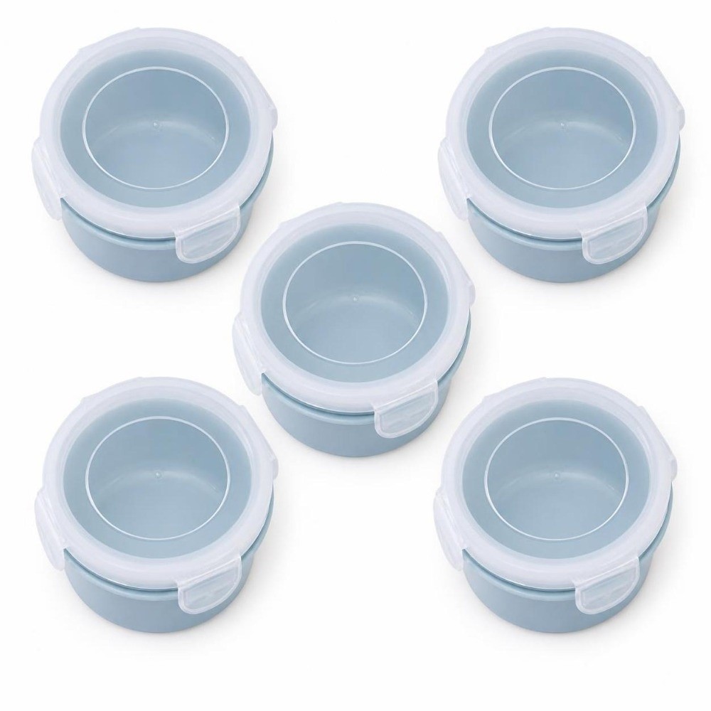 Juego de 5 Recipientes de Plás - Food Storage Lock Box reseña y precio