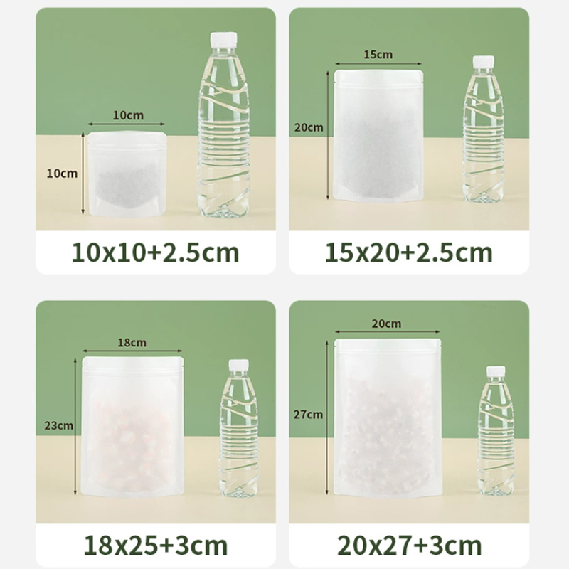 Bolsas de papel Kraft degradab - Food Storage Plant reseña y precio