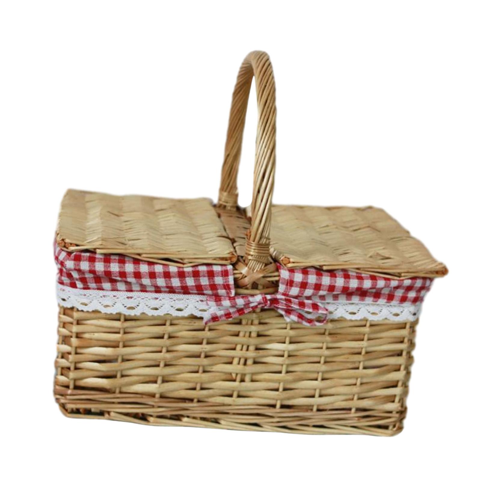 Cesta de picnic Cesta tejida d - Food Storage Hiking reseña y precio