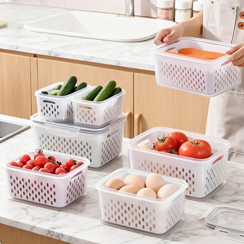 Juego de 4 Recipientes Herméti - Food Storage Prep Containers reseña y precio