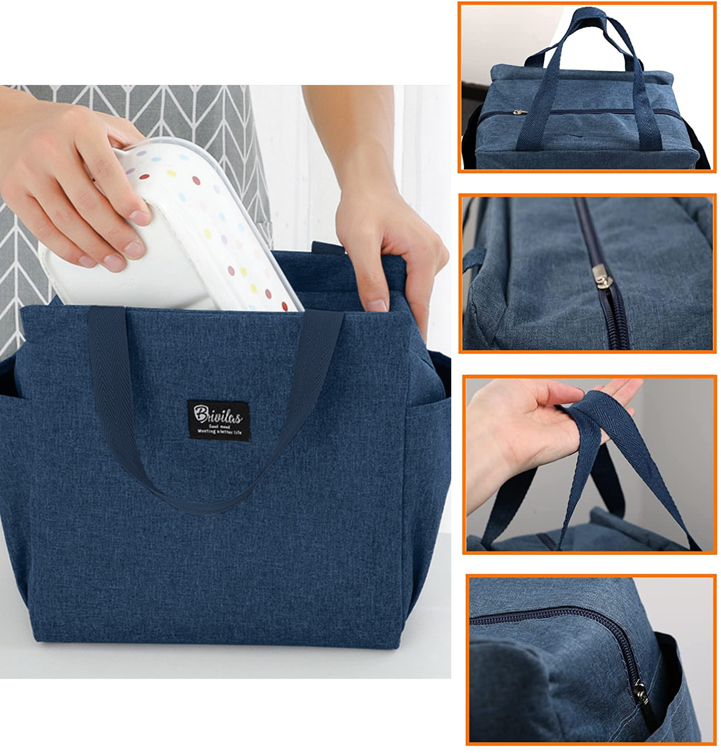 Bolsa de almuerzo portátil par - Food Storage Moms reseña y precio