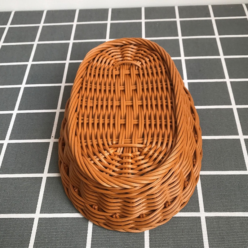 Cesta ovalada tejida de ratán, - Food Storage Plant reseña y precio