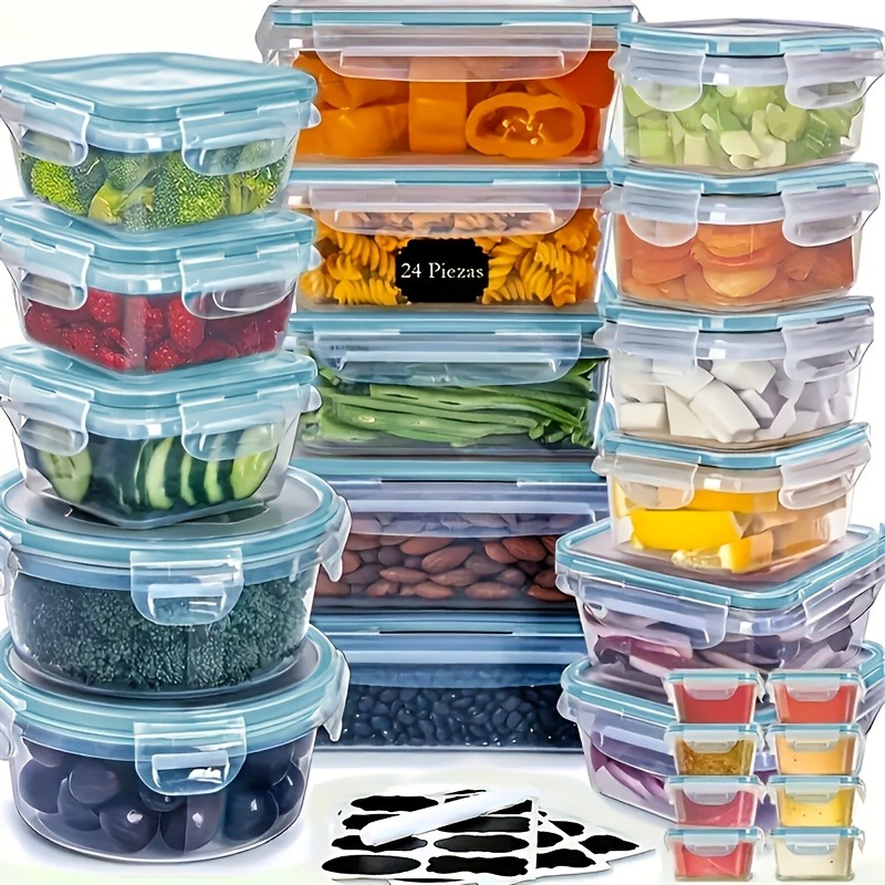 Juego de 48 Recipientes para A - Food Storage Meal Prep reseña y precio