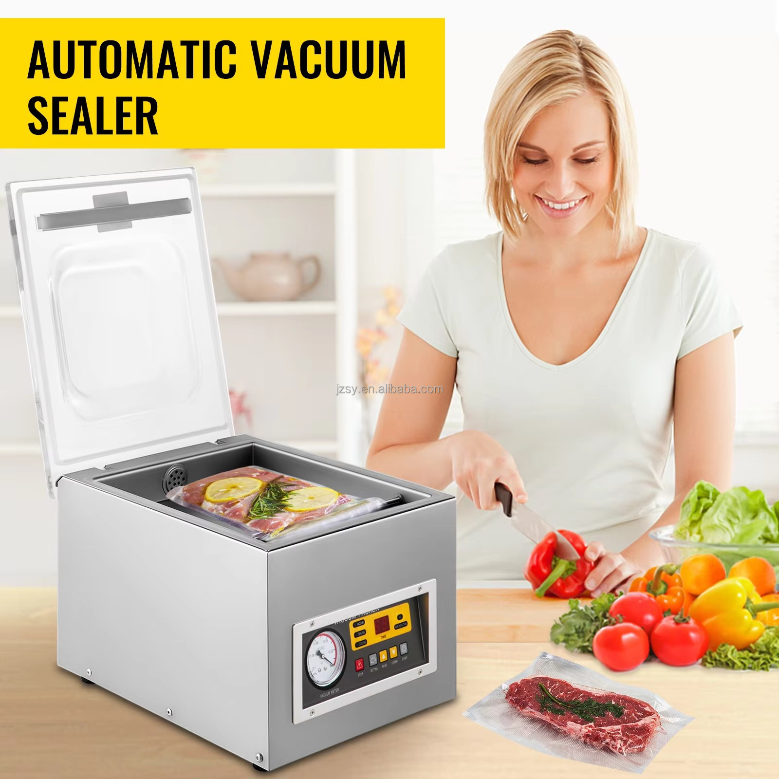 Máquina envasadora al vacío, s - Food Storage Plastic Bag reseña y precio
