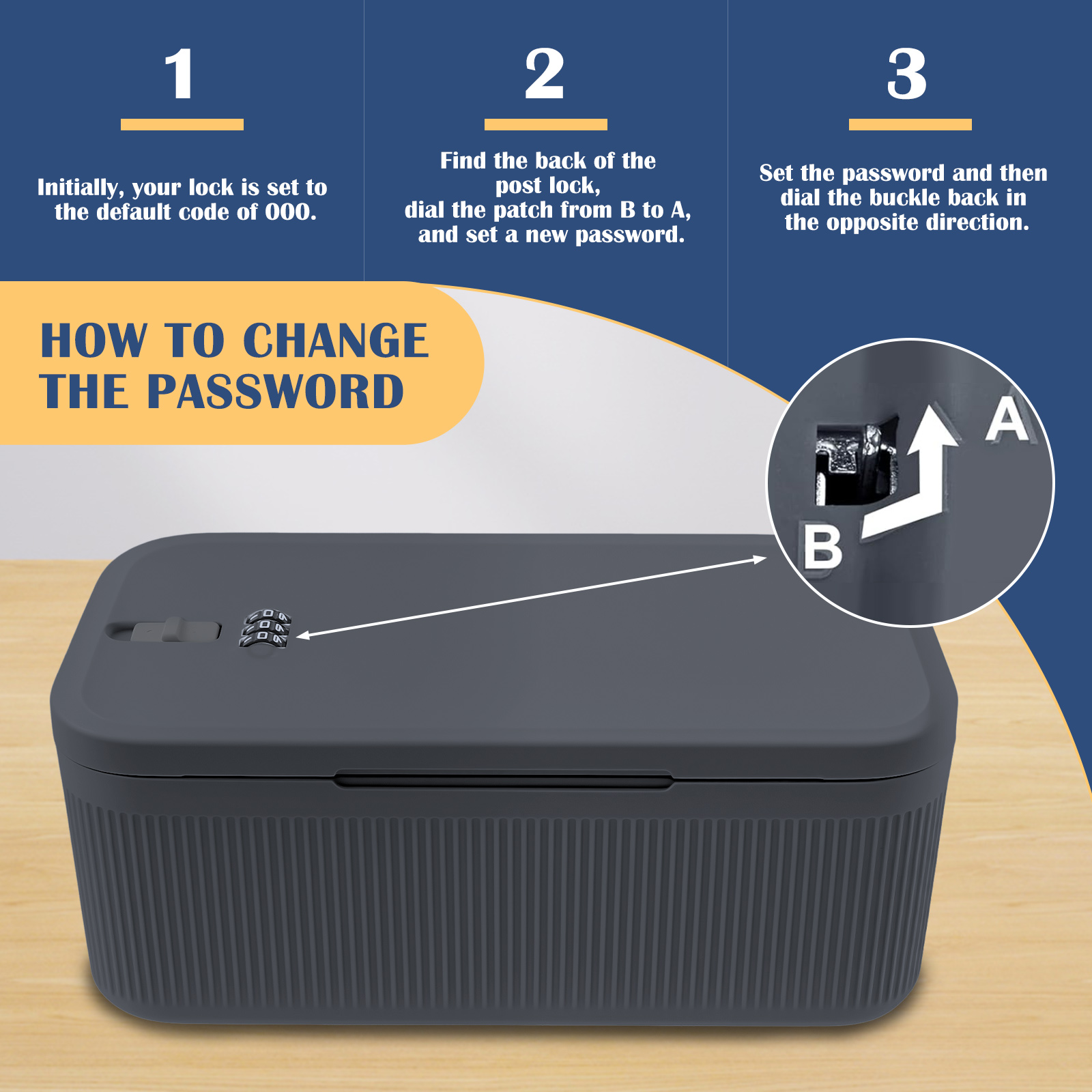 Caja de almacenamiento con cer - Food Storage Lock Box reseña y precio