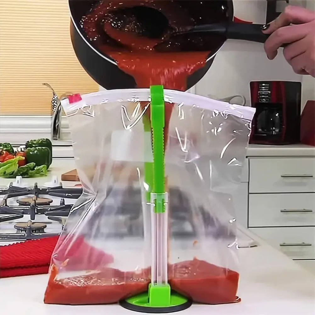 Ajustables Soporte de bolsas p - Food Storage Plastic Bag reseña y precio